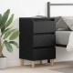 Sonata H Нощен шкаф с чекмедже Черен дъб 40 x 35 x 69 см Инженерно дърво