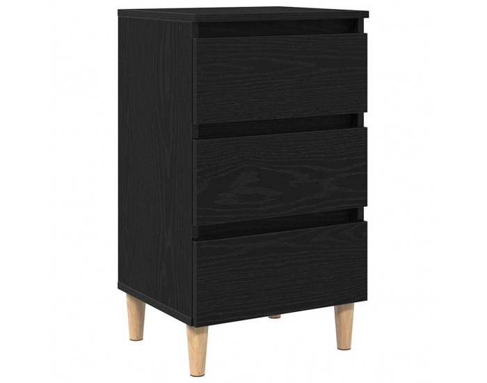 Sonata H Нощен шкаф с чекмедже Черен дъб 40 x 35 x 69 см Инженерно дърво
