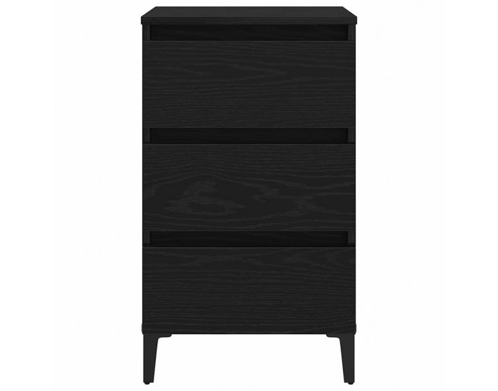 Sonata H Нощен шкаф с чекмедже Черен дъб 40 x 35 x 69 см Инженерно дърво