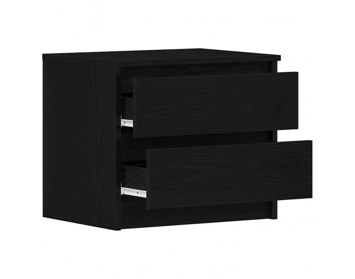 Sonata H Нощен шкаф 2 pcs Черен дъб 50 x 40 x 43.5 см Инженерно дърво