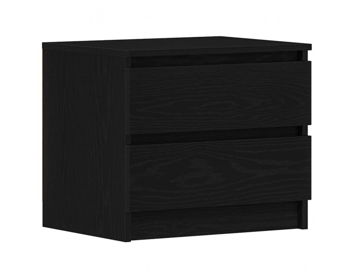 Sonata H Нощен шкаф 2 pcs Черен дъб 50 x 40 x 43.5 см Инженерно дърво