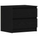 Sonata H Нощен шкаф 2 pcs Черен дъб 50 x 40 x 43.5 см Инженерно дърво