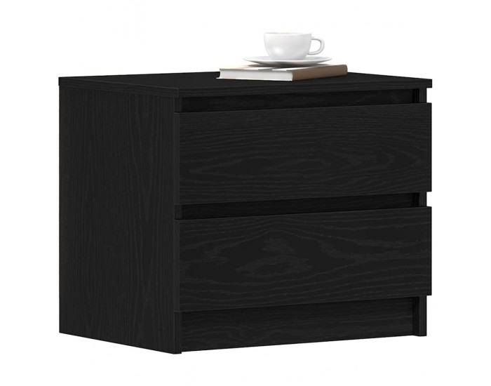 Sonata H Нощен шкаф 2 pcs Черен дъб 50 x 40 x 43.5 см Инженерно дърво