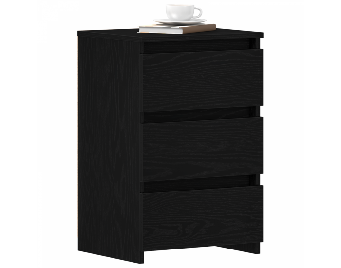 Sonata H Нощен шкаф 2 pcs Черен дъб 40 x 35 x 62.5 см Инженерно дърво