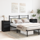 Sonata H Нощен шкаф 2 pcs Черен дъб 40 x 35 x 62.5 см Инженерно дърво