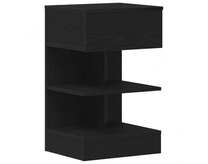 Sonata H Нощен шкаф 2 pcs Черен дъб 40 x 35 x 65 см Инженерно дърво