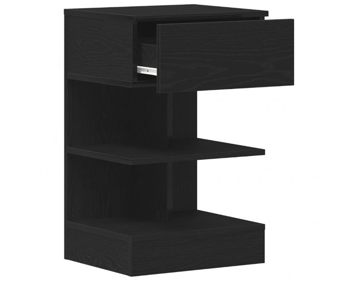 Sonata H Нощен шкаф 2 pcs Черен дъб 40 x 35 x 65 см Инженерно дърво