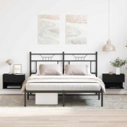 Sonata H Нощен шкаф 2 pcs Черен дъб 46 x 29.5 x 30 см Инженерно дърво - Noptiere