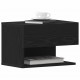 Sonata H Нощен шкаф 2 pcs Черен дъб 46 x 29.5 x 30 см Инженерно дърво