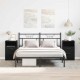 Sonata H Нощен шкаф 2 pcs Черен дъб 40 x 35 x 65 см Инженерно дърво