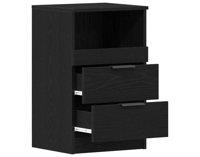 Sonata H Нощен шкаф 2 pcs Черен дъб 40 x 35 x 65 см Инженерно дърво