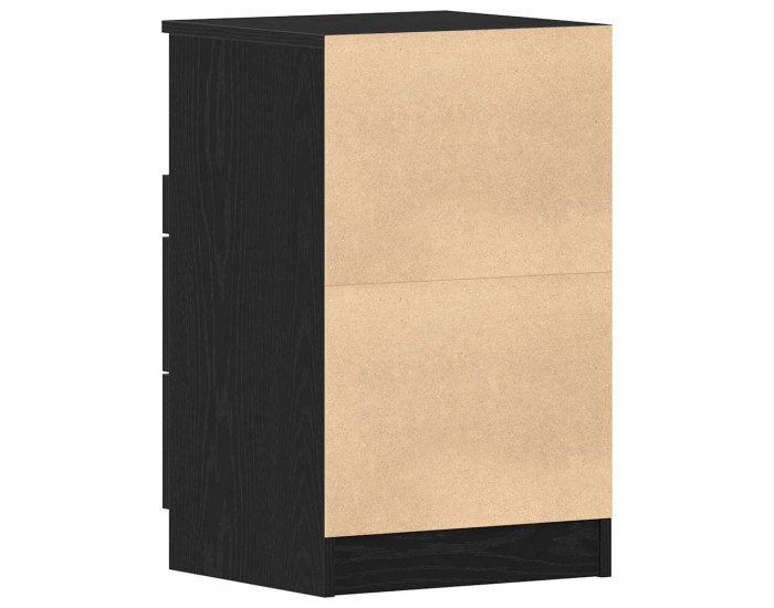 Sonata H Нощен шкаф 2 pcs Черен дъб 40 x 35 x 65 см Инженерно дърво