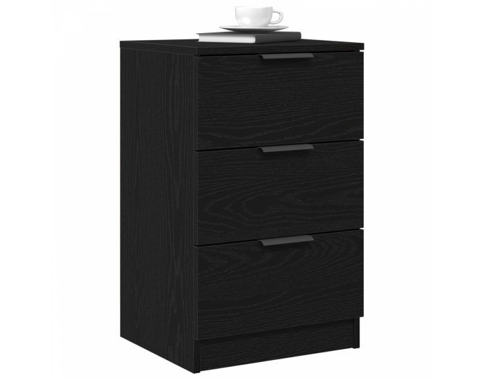 Sonata H Нощен шкаф 2 pcs Черен дъб 40 x 65 x 65 см Инженерно дърво