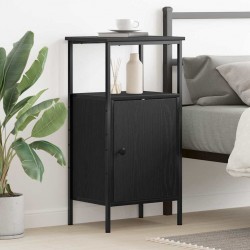 Sonata H Нощен шкаф Черен дъб 41 x 31 x 80 см Инженерно дърво - Noptiere