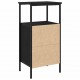 Sonata H Нощен шкаф Черен дъб 41 x 31 x 80 см Инженерно дърво