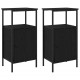 Sonata H Нощен шкаф 2 pcs Черен дъб 41 x 31 x 80 см Инженерно дърво