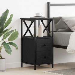 Sonata H Нощно Шкафче с чекмедже Черен дъб 34 x 35.5 x 70 см - Noptiere