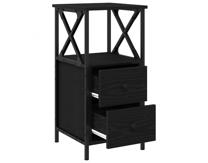 Sonata H Нощно Шкафче с чекмедже Черен дъб 34 x 35.5 x 70 см