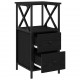 Sonata H Нощно Шкафче с чекмедже 2 pcs Черен дъб 34 x 35.5 x 70 см