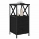 Sonata H Нощно Шкафче с чекмедже 2 pcs Черен дъб 34 x 35.5 x 70 см
