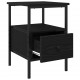 Sonata Dulap de noapte Stejar Negru 34 x 36 x 50 cm Lemn prelucrat