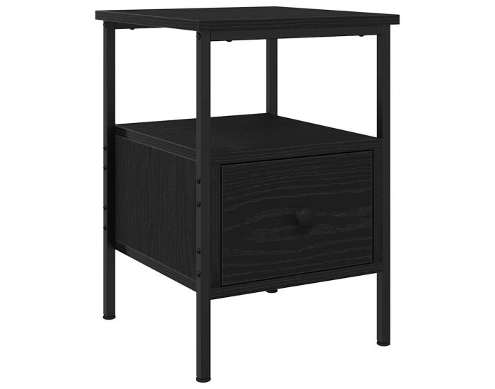 Sonata Dulap de noapte Stejar Negru 34 x 36 x 50 cm Lemn prelucrat
