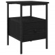 Sonata Dulap de noapte Stejar Negru 34 x 36 x 50 cm Lemn prelucrat