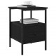 Sonata Dulap de noapte Stejar Negru 34 x 36 x 50 cm Lemn prelucrat