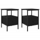 Sonata H Нощно шкафче с чекмедже 2 pcs Черен дъб 34 x 36 x 50 см