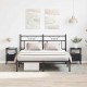 Sonata H Нощно шкафче с чекмедже 2 pcs Черен дъб 34 x 36 x 50 см