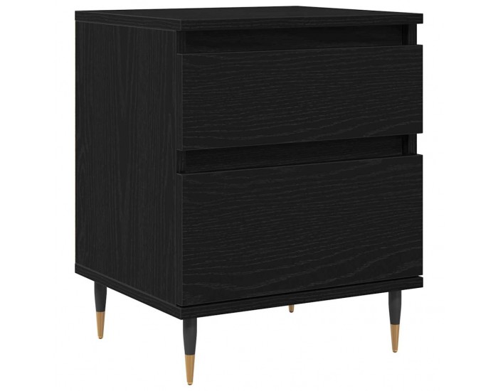 Sonata H Нощен шкаф с чекмедже 2 pcs Черен дъб