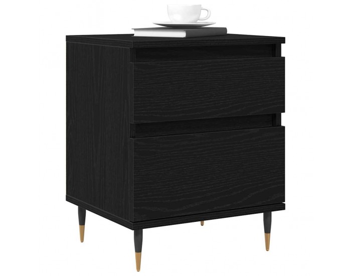 Sonata H Нощен шкаф с чекмедже 2 pcs Черен дъб