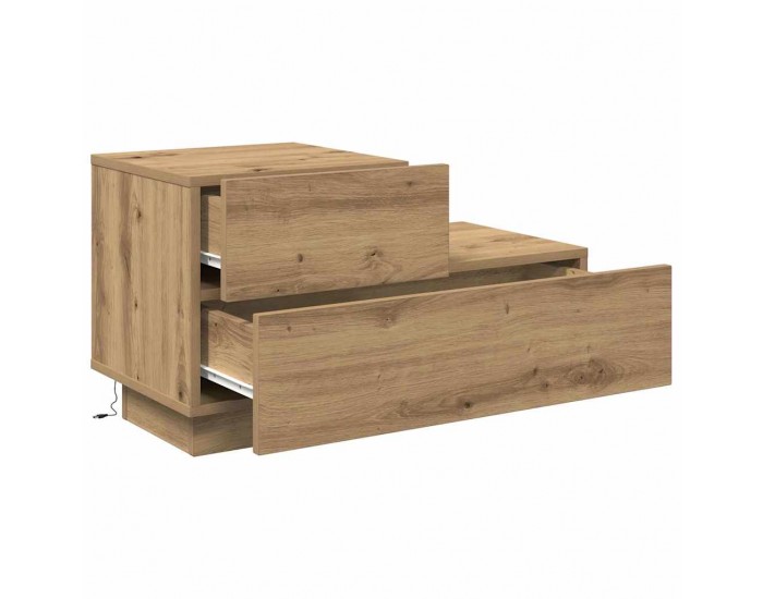 Sonata H Нощно шкафче дъб артизан 70 x 36 x 40.5 см Инженерно дърво