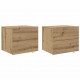 Sonata H Стенен шкаф за нощно шкафче 2 pcs дъб артизан 50 x 39 x 41 cm