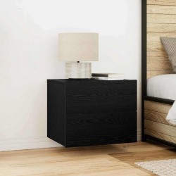 Sonata H Стенен шкаф за нощно шкафче 2 pcs Черен дъб 50 x 39 x 41 cm - Noptiere
