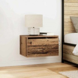 Sonata H Стенен шкаф за нощно шкафче с 2 pcs Старо дърво 50 x 36 x 30 см - Noptiere