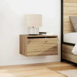 Sonata H Стенен шкаф за нощно шкафче дъб артизан 50 x 36 x 30 см - Noptiere