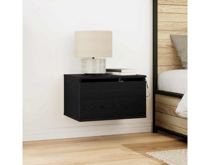 Sonata H Стенен шкаф за нощно шкафче with Черен дъб 50 x 36 x 30 см
