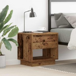 Sonata H Нощна маса Старо дърво 45 x 34 x 44 см Инженерно дърво - Noptiere