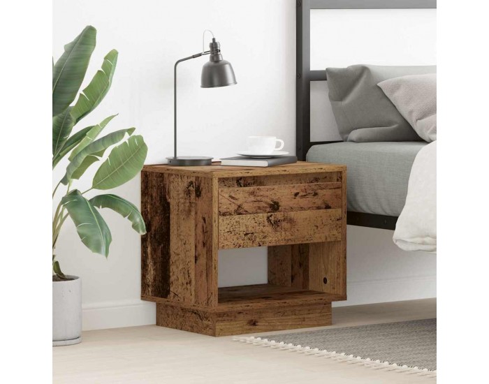 Sonata H Нощна маса Старо дърво 45 x 34 x 44 см Инженерно дърво