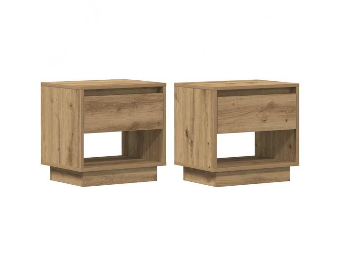 Sonata H Нощна маса 2 pcs дъб артизан 45 x 34 x 44 см Инженерно дърво