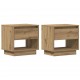 Sonata H Нощна маса 2 pcs дъб артизан 45 x 34 x 44 см Инженерно дърво