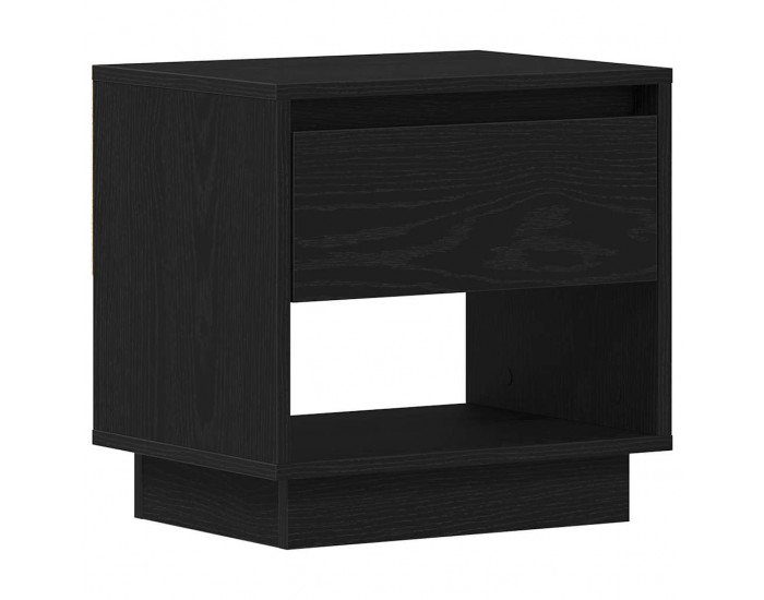 Sonata H Нощна маса с чекмедже Черен дъб 45 x 34 x 44 см Инженерно дърво