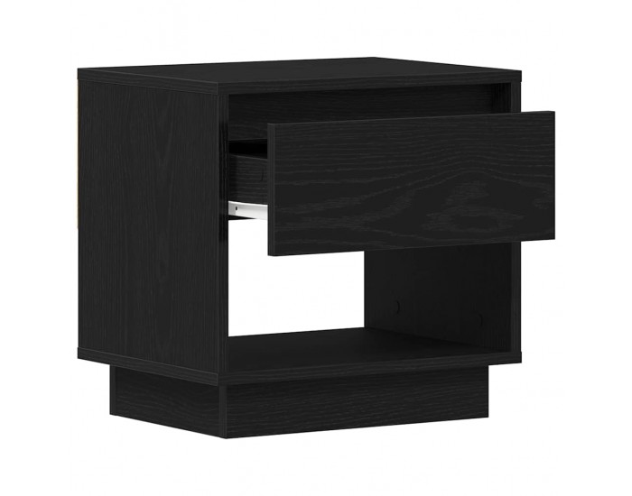 Sonata H Нощна маса 2 pcs Черен дъб 45 x 34 x 44 см Инженерно дърво