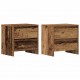 Sonata H Нощен шкаф 2 pcs Старо дърво 45 x 34 x 44.5 см Инженерно дърво