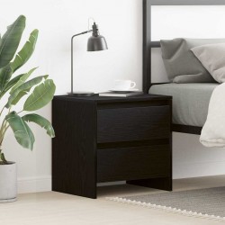Sonata H Нощен шкаф Черен дъб 45 x 34 x 44.5 см Инженерно дърво - Noptiere
