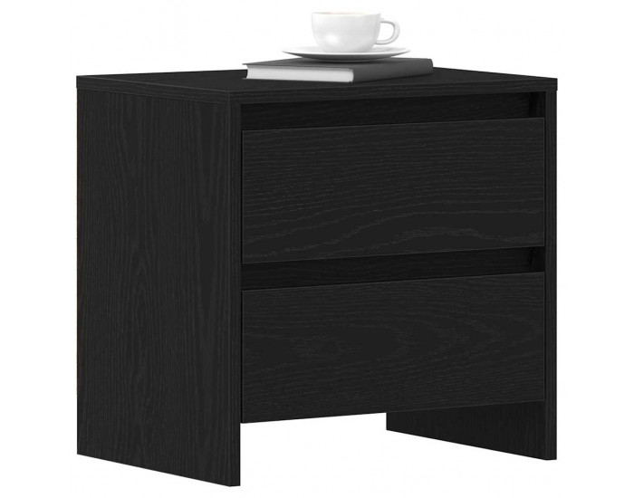 Sonata H Нощен шкаф 2 pcs Черен дъб 45 x 34 x 44.5 см Инженерно дърво