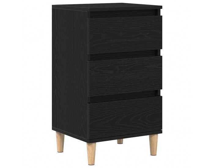 Sonata H Нощен шкаф с чекмедже Черен дъб 40 x 35 x 70 см Инженерно дърво