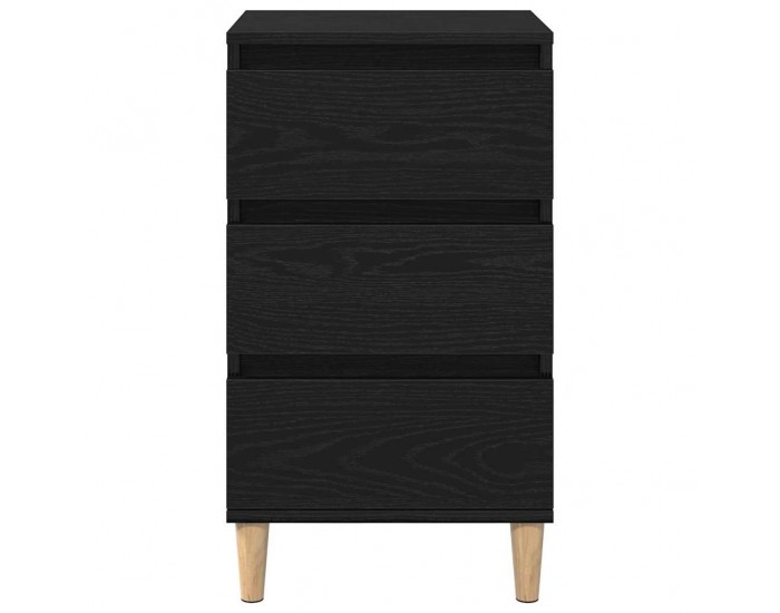 Sonata H Нощен шкаф с чекмедже Черен дъб 40 x 35 x 70 см Инженерно дърво