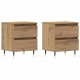 Sonata H Нощен шкаф 2 pcs дъб артизан 40 x 35 x 50 см Инженерно дърво